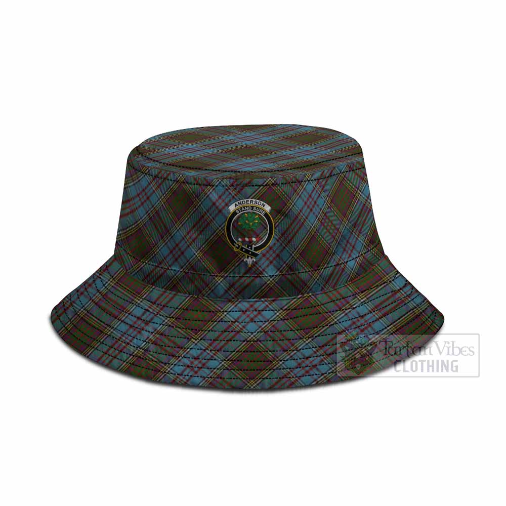 Anderson Tartan Fishing Hat with Family Crest