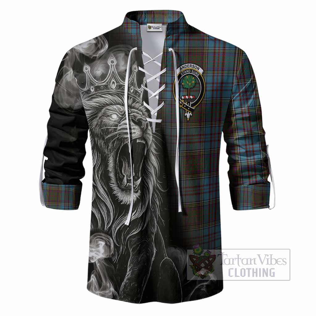 Anderson Tartan Ghillie Shirt Roaring Lion Heritage