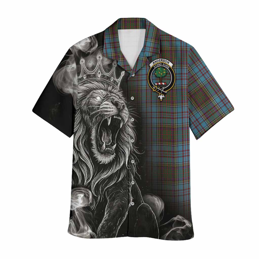 Anderson Tartan Hawaiian Shirt Roaring Lion Heritage
