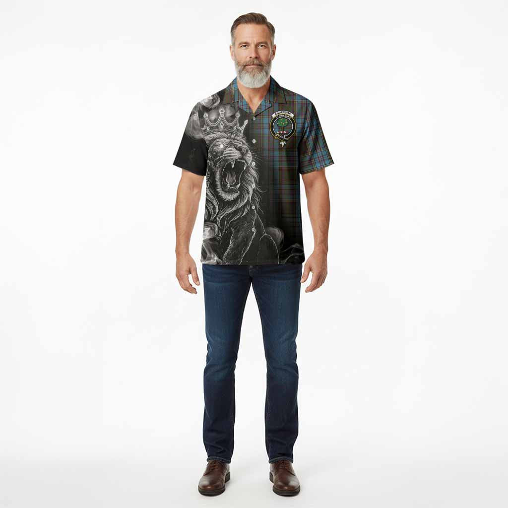 Anderson Tartan Hawaiian Shirt Roaring Lion Heritage