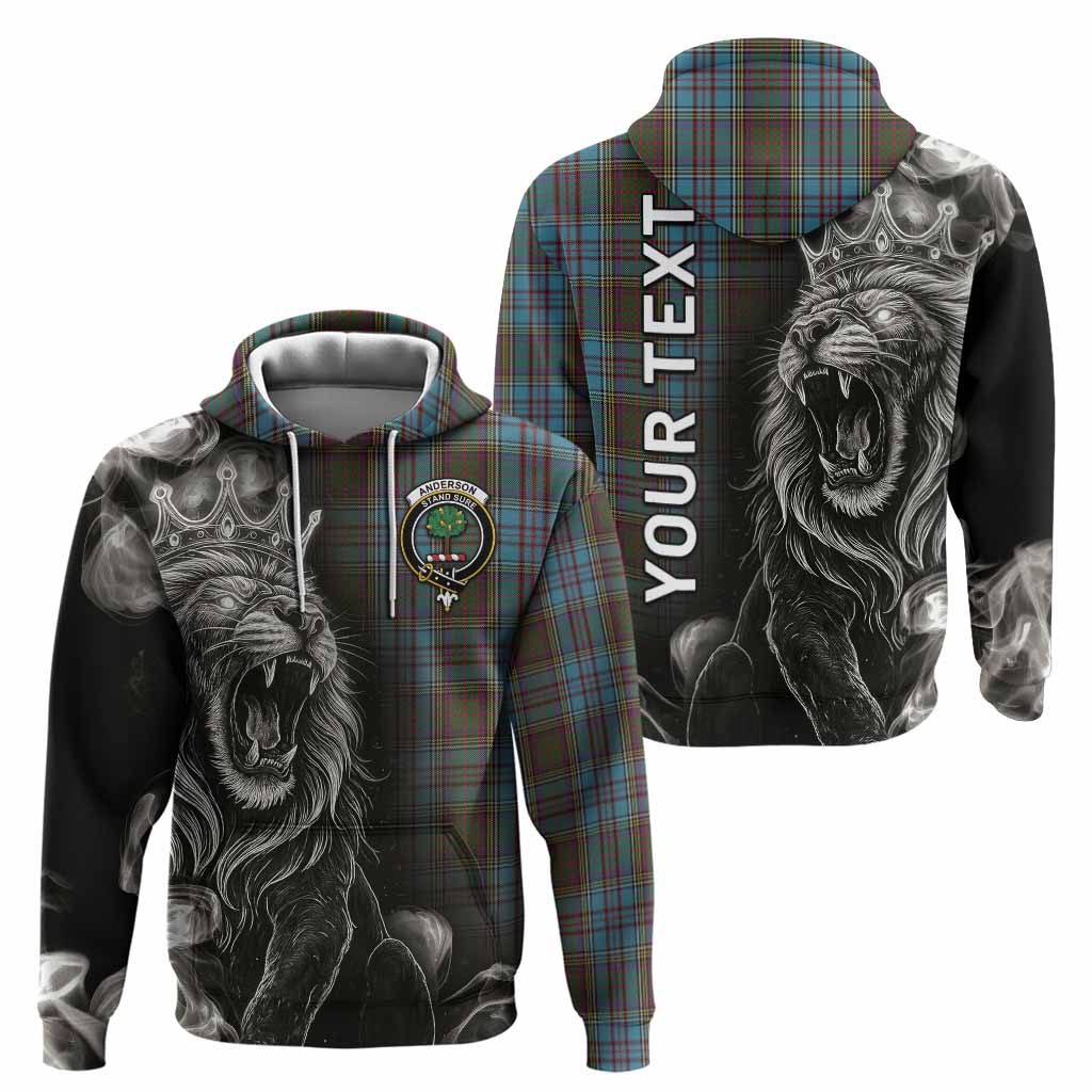Anderson Tartan Hoodie Roaring Lion Heritage