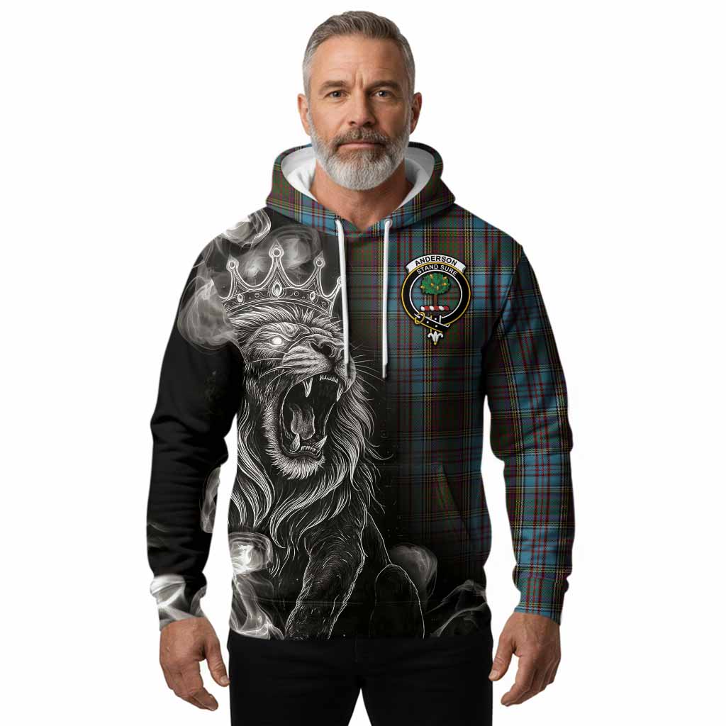 Anderson Tartan Hoodie Roaring Lion Heritage