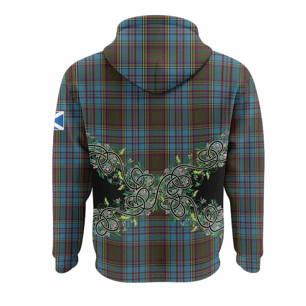 Anderson Tartan Hoodie Thistle Scottish Spirit
