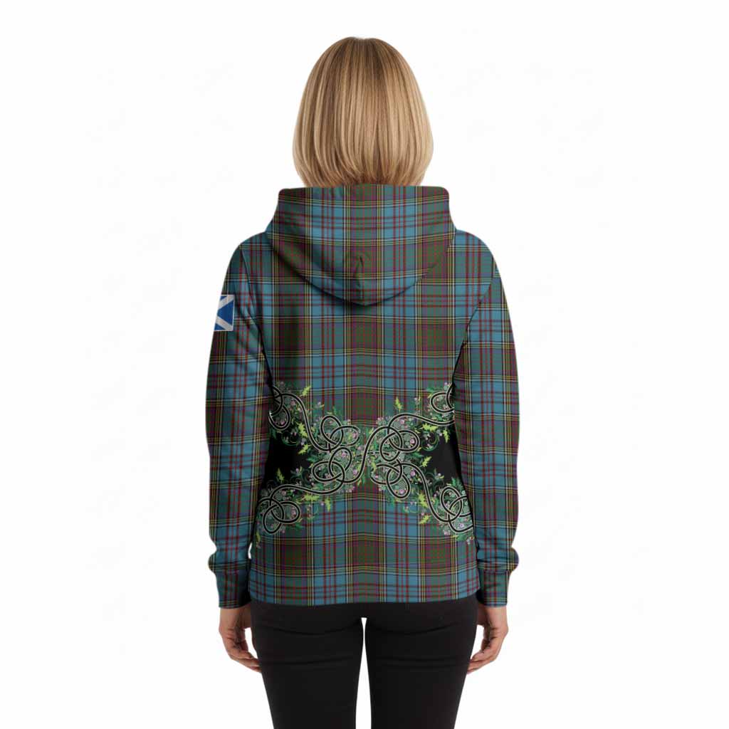 Anderson Tartan Hoodie Thistle Scottish Spirit
