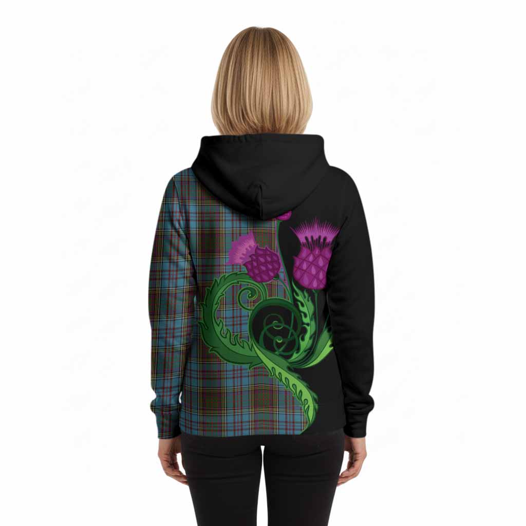 Anderson Tartan Hoodie Traditional Scottish Thistle
