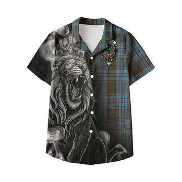 Anderson Tartan Kid Hawaiian Shirt Roaring Lion Heritage