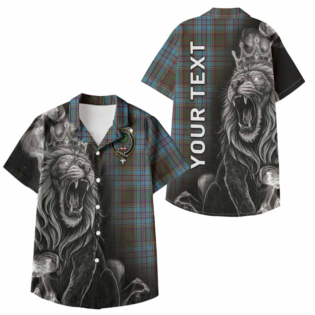 Anderson Tartan Kid Hawaiian Shirt Roaring Lion Heritage