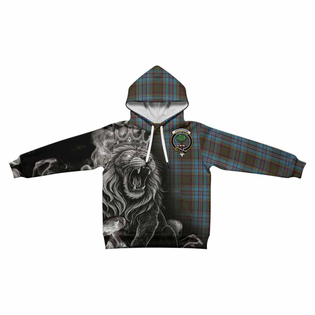 Anderson Tartan Kid Hoodie Roaring Lion Heritage