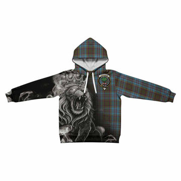 Anderson Tartan Kid Hoodie Roaring Lion Heritage
