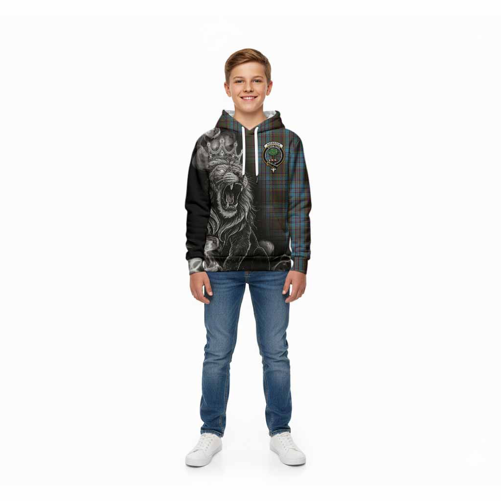 Anderson Tartan Kid Hoodie Roaring Lion Heritage