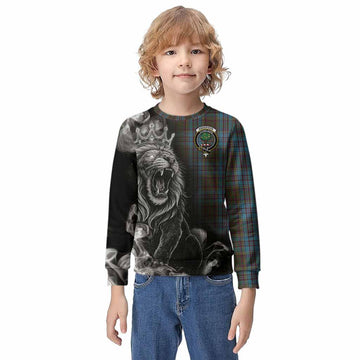 Anderson Tartan Kid Knitted Sweatshirt Roaring Lion Heritage