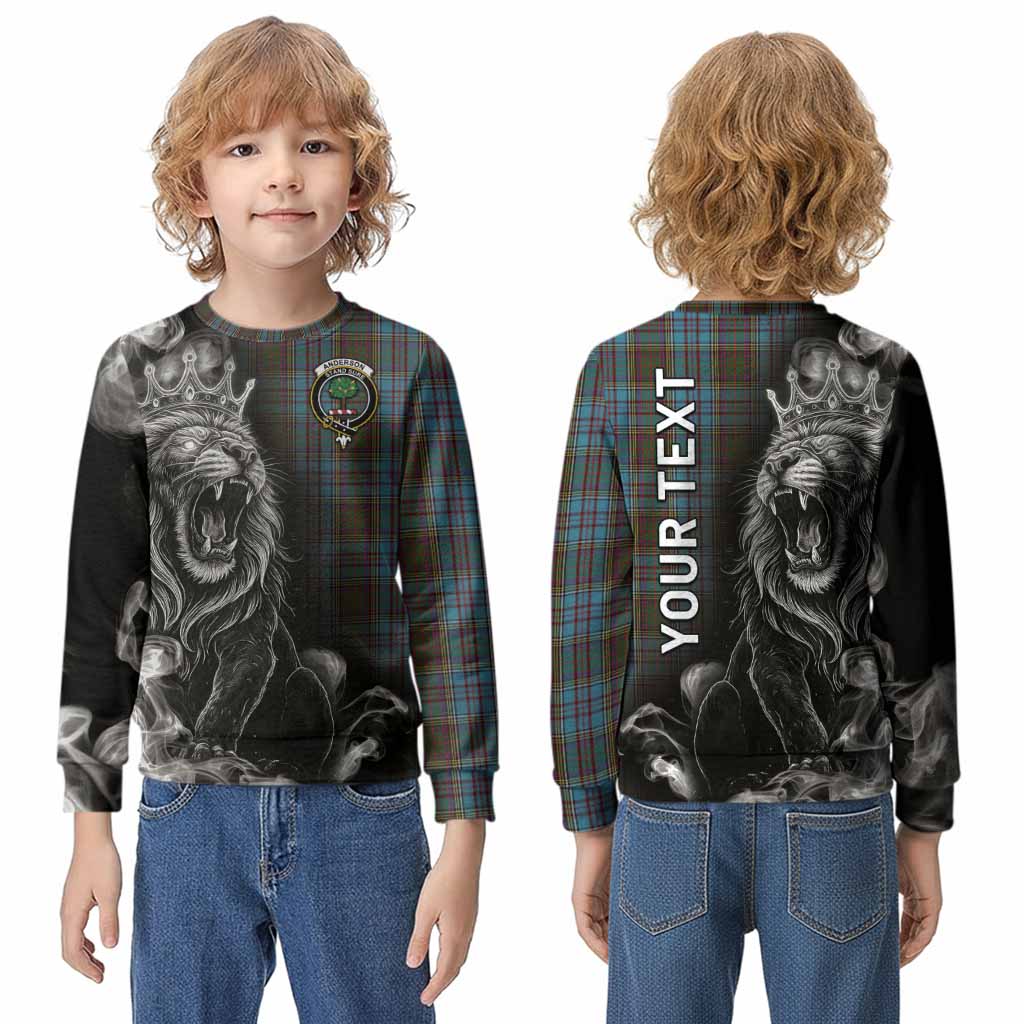 Anderson Tartan Kid Knitted Sweatshirt Roaring Lion Heritage