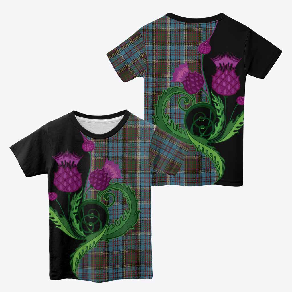 Anderson Tartan Kid T-shirt Traditional Scottish Thistle