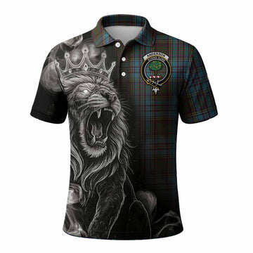 Anderson Tartan Polo Shirt Roaring Lion Heritage