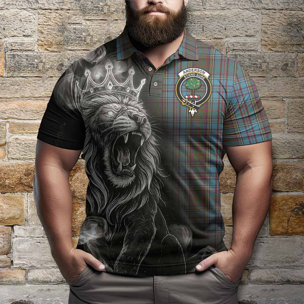 Anderson Tartan Polo Shirt Roaring Lion Heritage