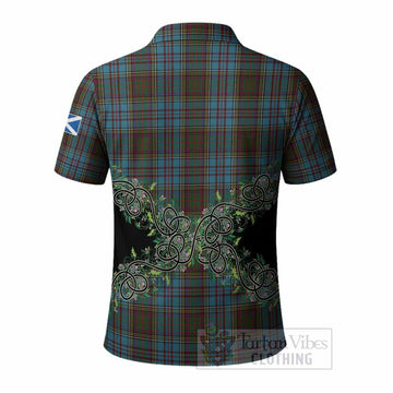 Anderson Tartan Polo Shirt Thistle Scottish Spirit