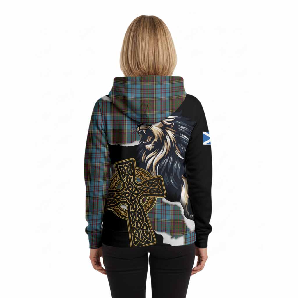 Anderson Tartan Scottish Hoodie Lion Celtic Heritage