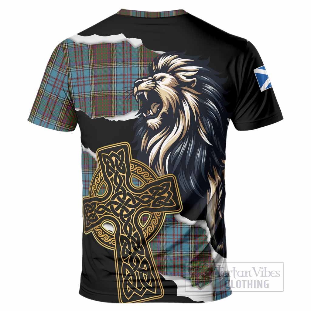 Anderson Tartan Scottish T-Shirt Lion Celtic Heritage