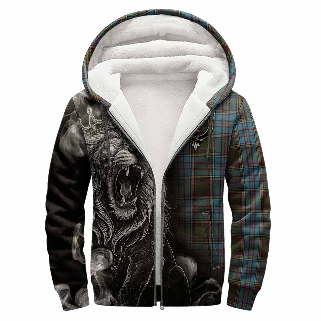 Anderson Tartan Sherpa Hoodie Roaring Lion Heritage