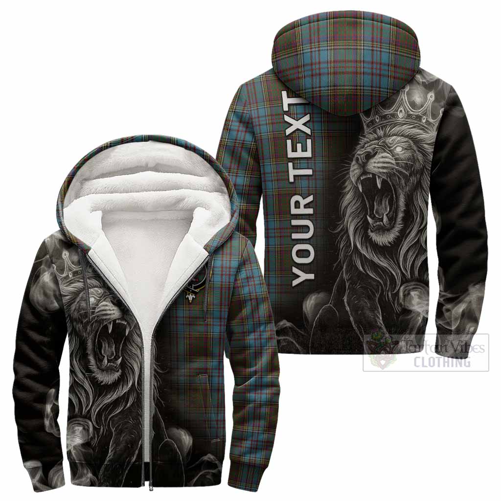 Anderson Tartan Sherpa Hoodie Roaring Lion Heritage