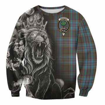 Anderson Tartan Sweatshirt Roaring Lion Heritage