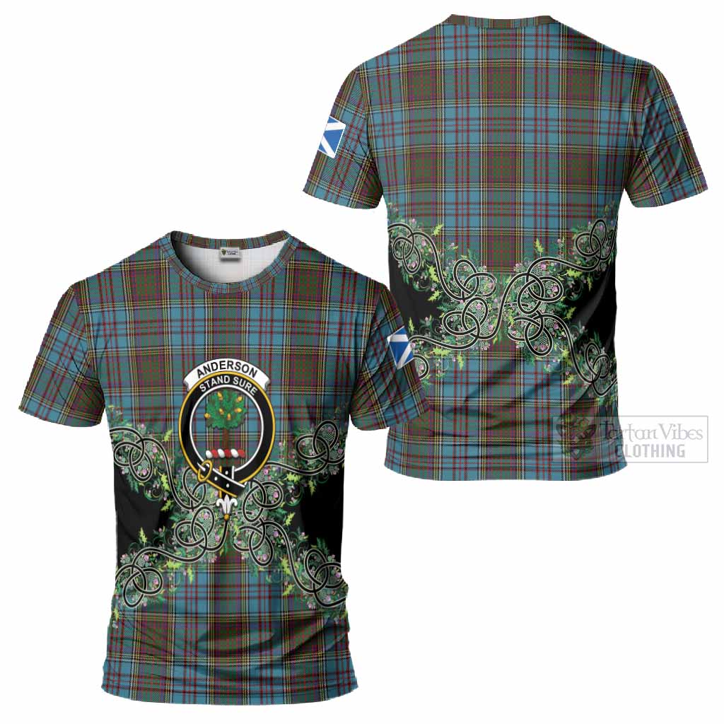 Anderson Tartan T-Shirt Thistle Scottish Spirit