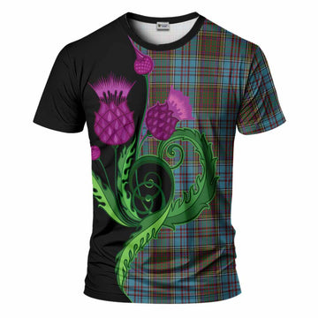 Anderson Tartan T-Shirt Traditional Scottish Thistle