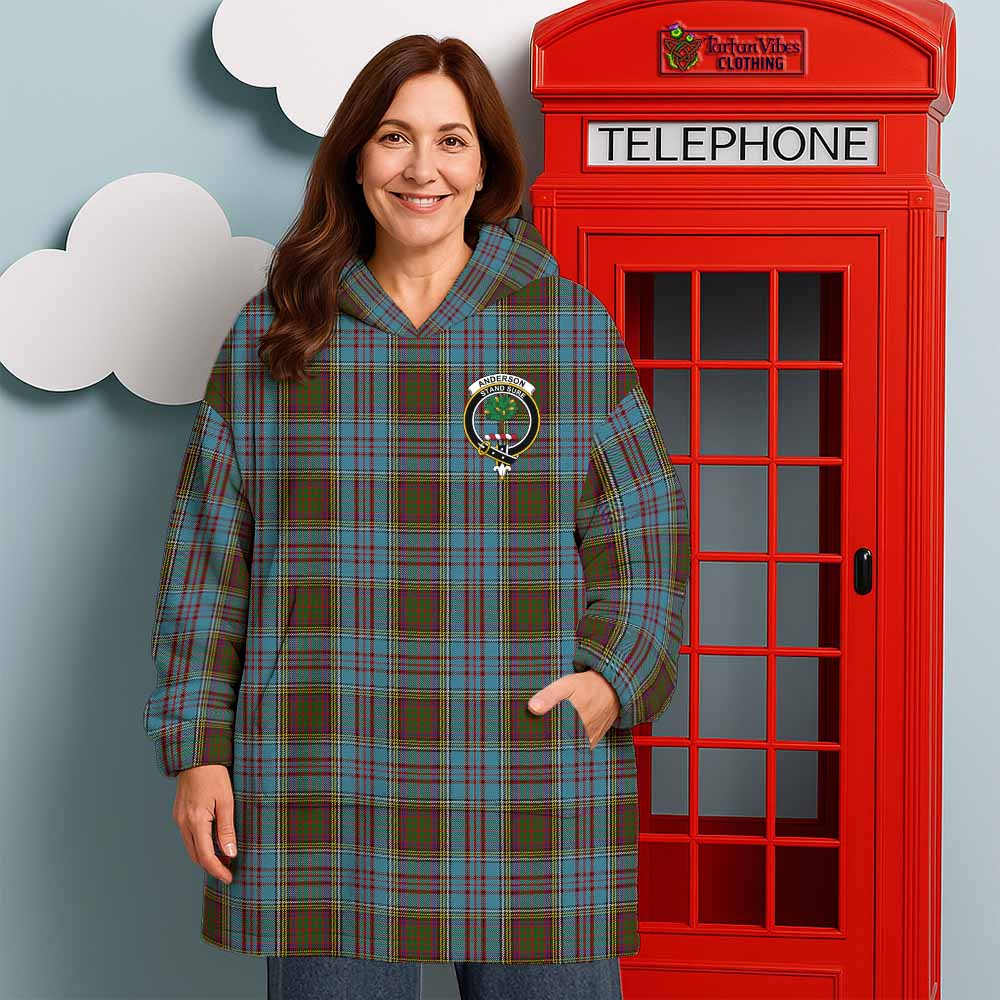 Anderson Tartan Wearable Blanket with Family Crest - Tartan Vibes Clothing