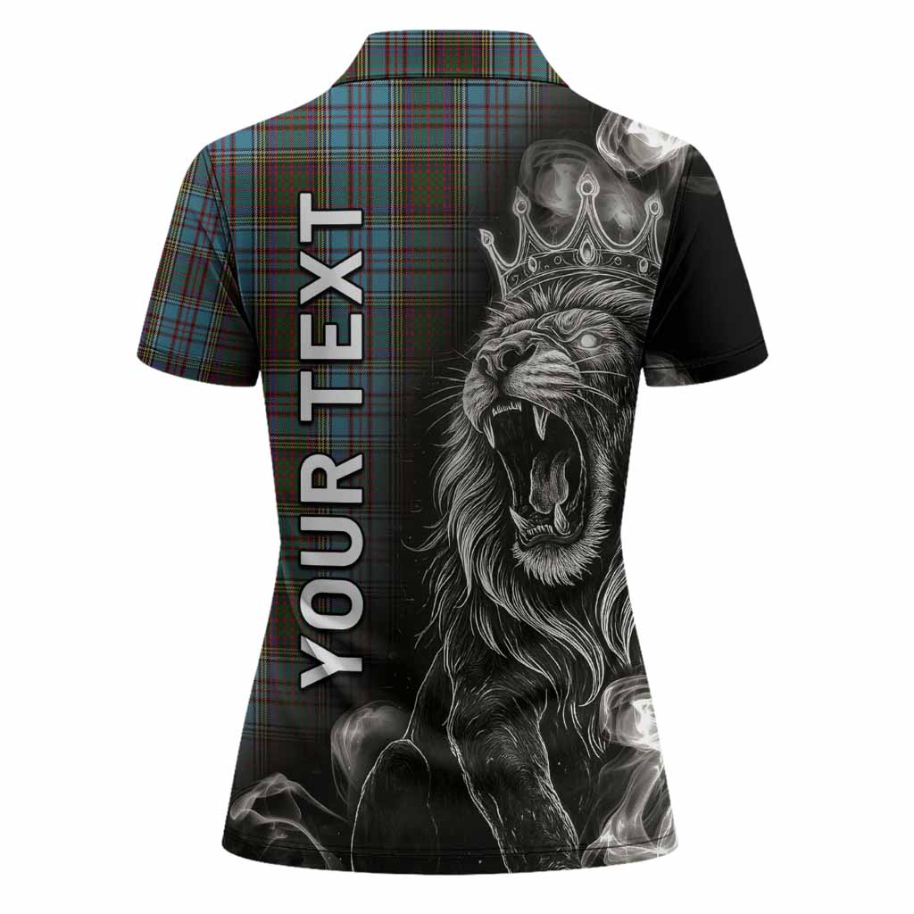 Anderson Tartan Women Polo Shirt Roaring Lion Heritage