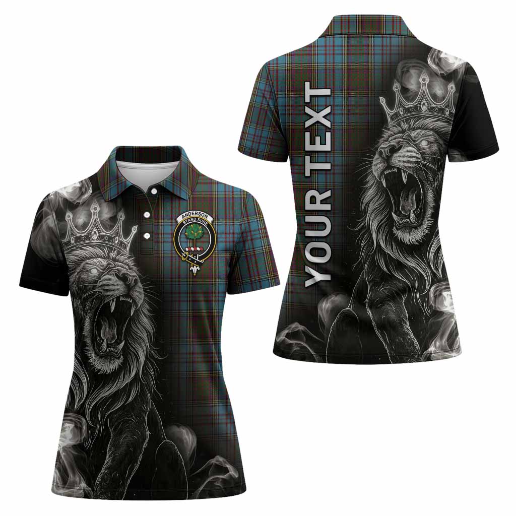 Anderson Tartan Women Polo Shirt Roaring Lion Heritage