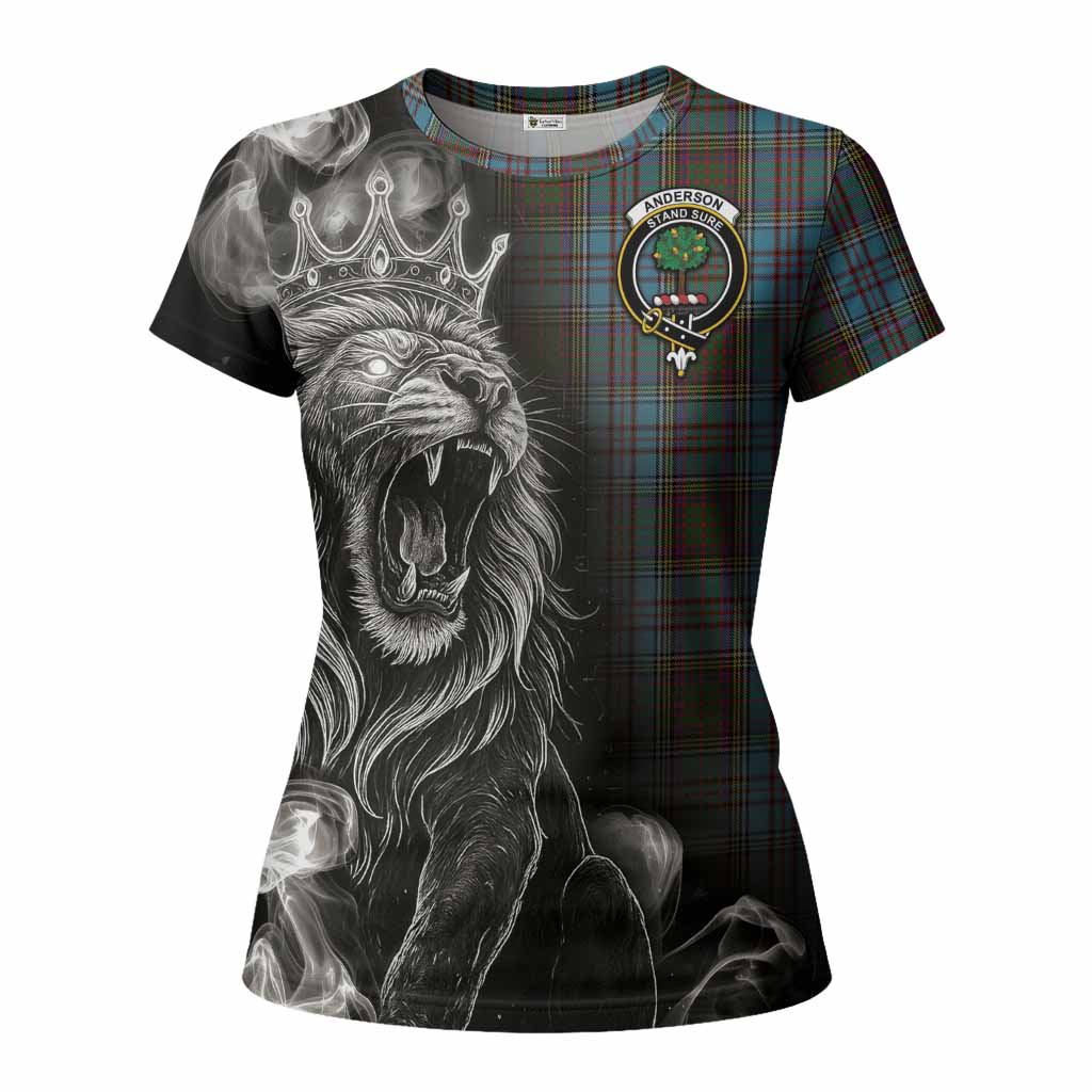 Anderson Tartan Women T shirt Roaring Lion Heritage