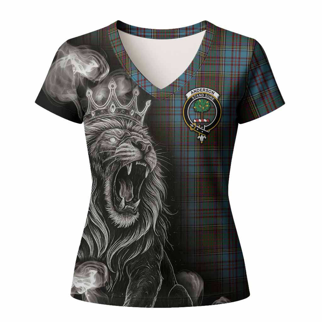 Anderson Tartan Women T shirt Roaring Lion Heritage