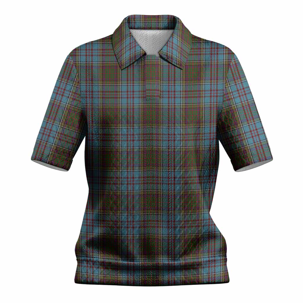 Anderson Tartan Women’s Polo Sweater Top