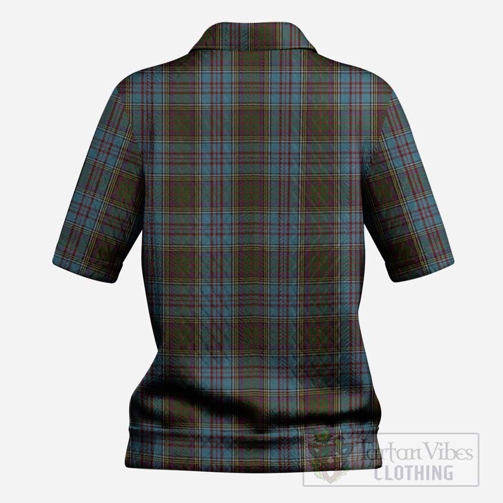 Anderson Tartan Women’s Polo Sweater Top