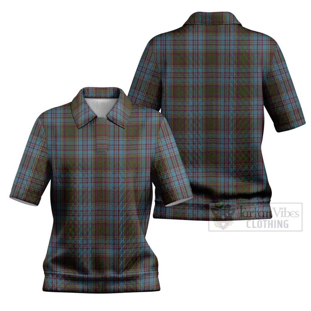 Anderson Tartan Women’s Polo Sweater Top