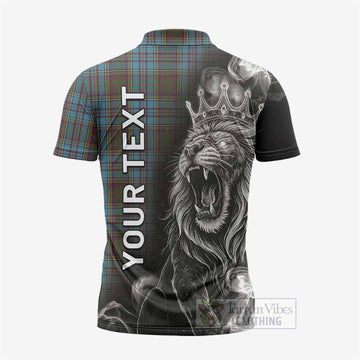 Anderson Tartan Zipper Polo Shirt Roaring Lion Heritage