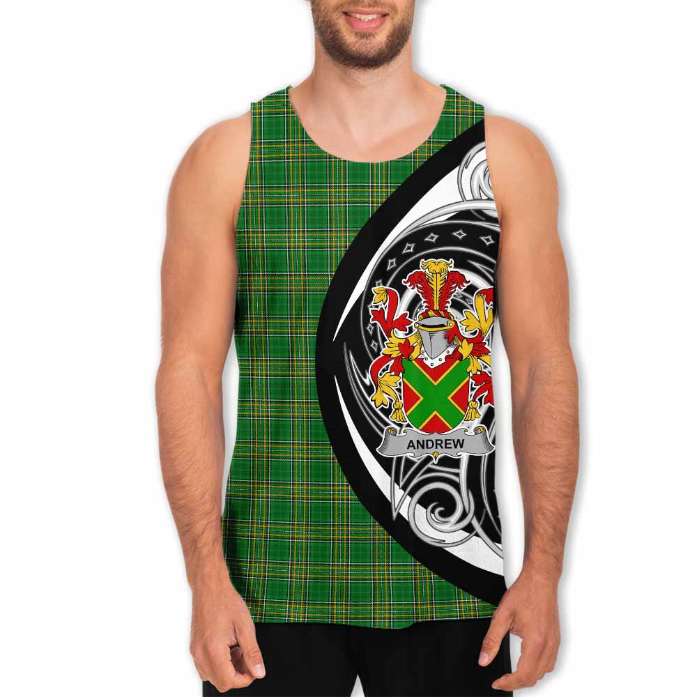 Andrew Irish Clan Men's Tank Top Celtic Circle Style Men - Tartan Vibes Clothing