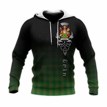 Andrew Irish Clan Knitted Hoodie with Coat of Arms Erin Go Bragh Celtic Inspired Unisex Knitted Pullover Hoodie - Tartan Vibes Clothing
