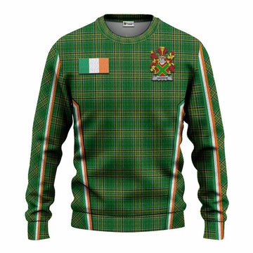Andrew Irish Clan Coat of Arm Tartan Knitted Sweater Flag Style