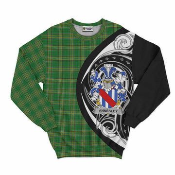 Annesley Irish Clan Sweatshirt Celtic Circle Style Unisex - Tartan Vibes Clothing
