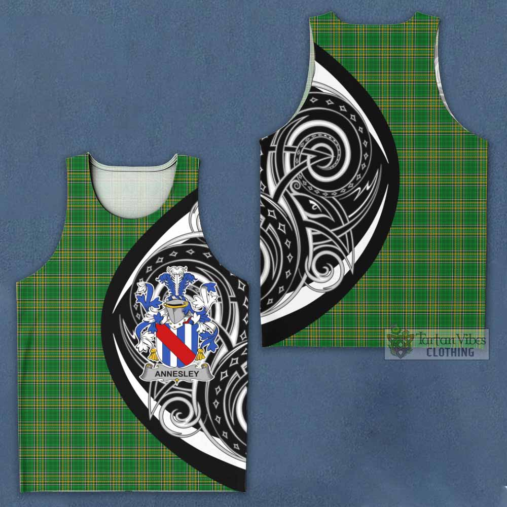 Annesley Irish Clan Men's Tank Top Celtic Circle Style - Tartan Vibes Clothing