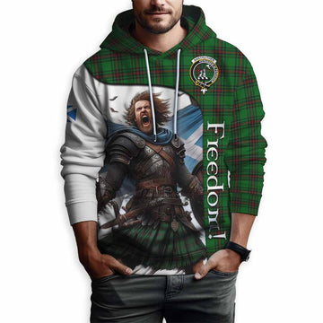 Anstruther Crest Tartan Hoodie Inspired by the Freedom of Scottish Warrior Pullover Hoodie - Tartan Vibes Clothing