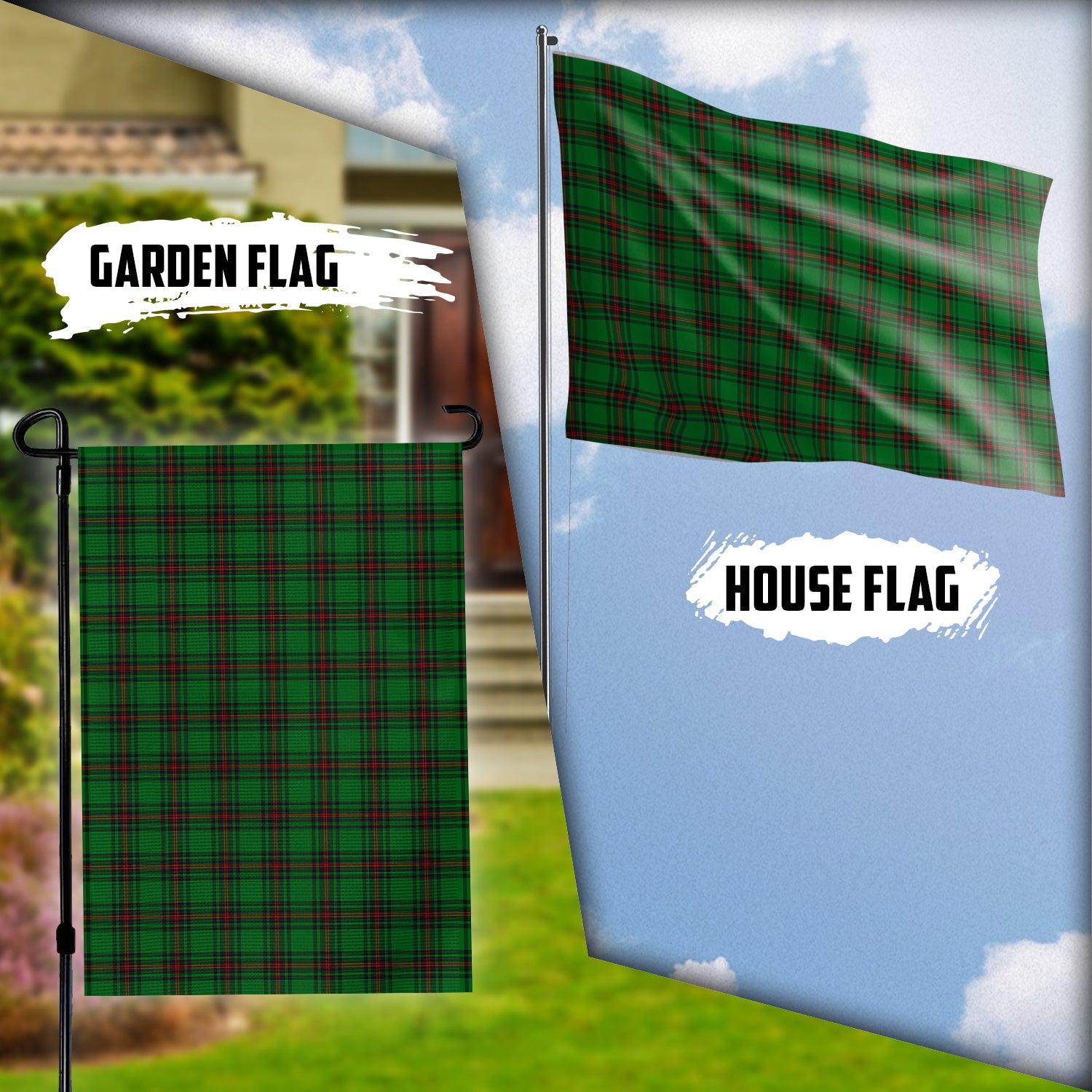 Anstruther Tartan Flag Garden Flag (Vertical) - Tartanvibesclothing