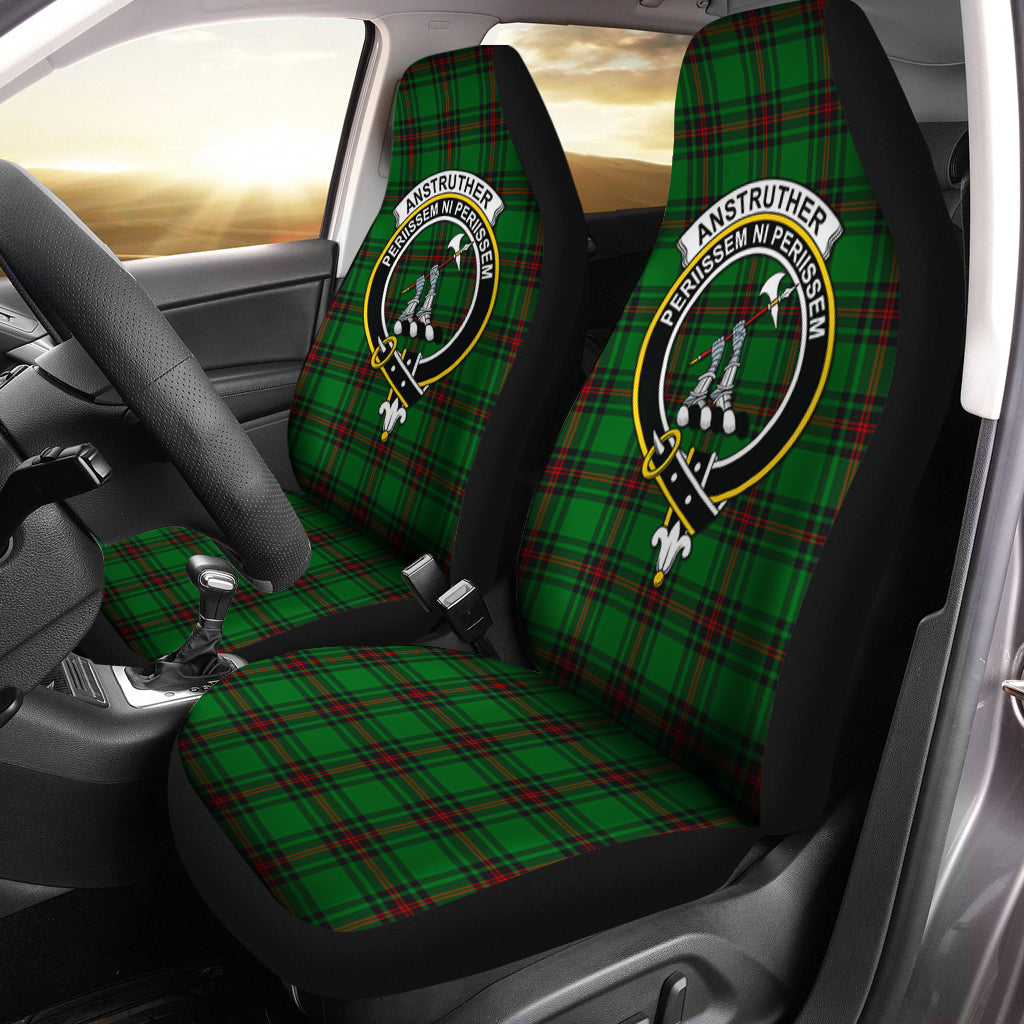 Anstruther Tartan Car Seat Cover with Family Crest One Size - Tartan Vibes Clothing