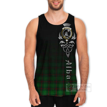 Anstruther Tartan Men's Tank Top Featuring Alba Gu Brath Family Crest Celtic Inspired Men - Tartan Vibes Clothing