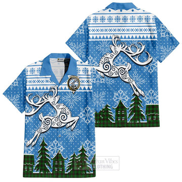 Anstruther Clan Christmas Hawaiian Shirt Celtic Reindeer Style Kid - Tartan Vibes Clothing
