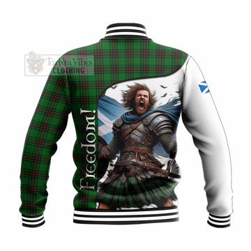 Anstruther Crest Tartan Baseball Jacket Inspired by the Freedom of Scottish Warrior - Tartan Vibes Clothing