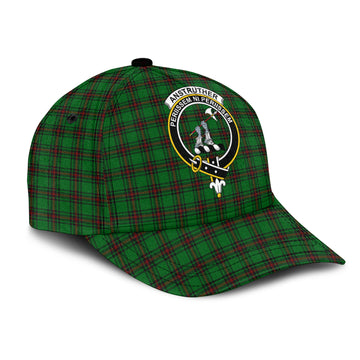 Anstruther Tartan Classic Cap with Family Crest