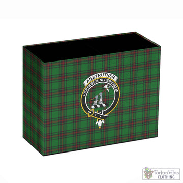Anstruther Tartan Pen Holder with Family Crest - Tartan Vibes Clothing