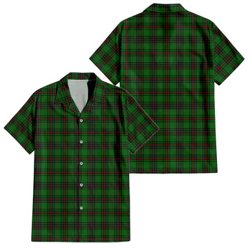 Anstruther Tartan Short Sleeve Button Down Shirt - Tartanvibesclothing